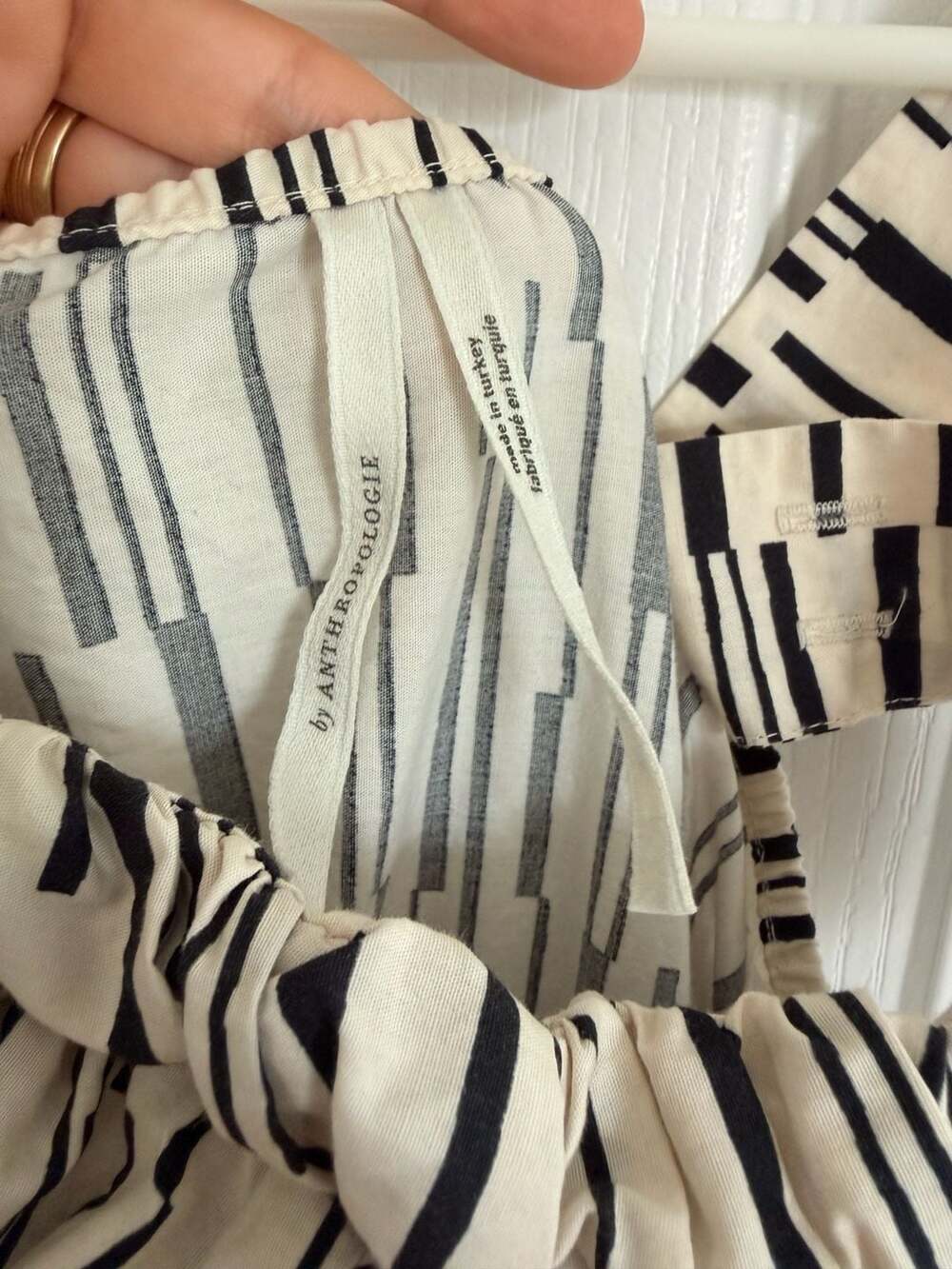 Anthropologie The Somerset Maxi Dress: Poplin Halter Edition in Geometric Print - Picture 3 of 11